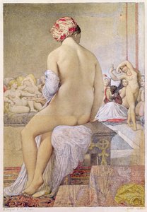 Odalisque of de kleine badster, 1864